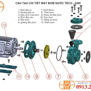 Cau Tao May Bom Nuoc Teco